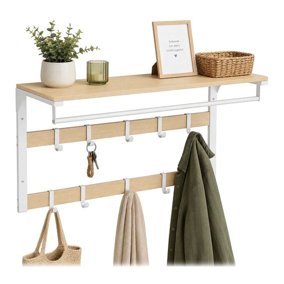 Relaxdays Wandgarderobe 3 in 1, 2 image