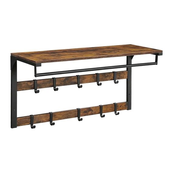 Relaxdays Wandgarderobe 3 in 1