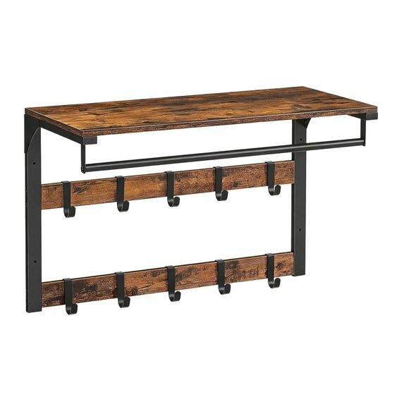Relaxdays Wandgarderobe 3 in 1