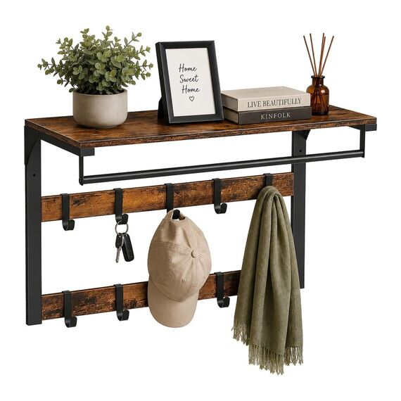 Relaxdays Wandgarderobe 3 in 1, 2 image