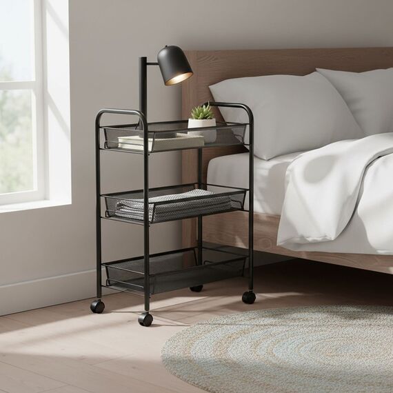 Relaxdays 4052025824495 Ablage & Regal Stahl Schwarz, 5 image
