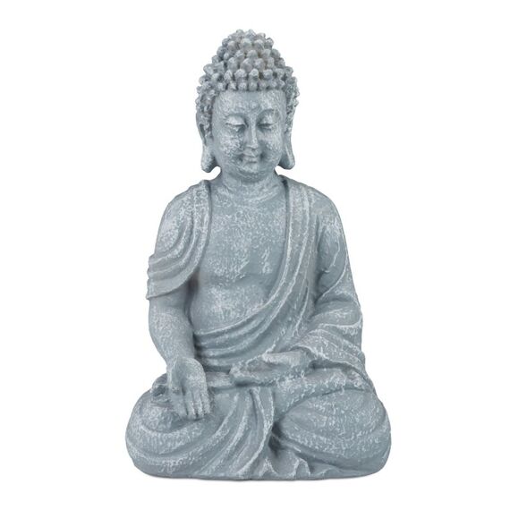 Relaxdays 10025658_940 Dekorative Statue & Figur Grau Polyresin