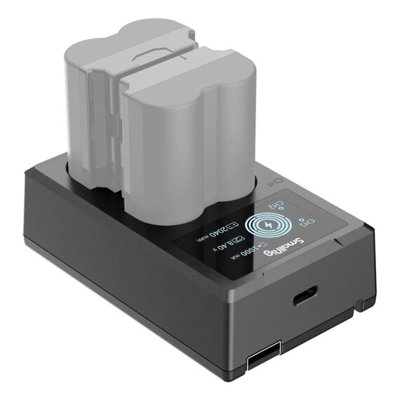 SmallRig 4085 Ladegerät für Mobilgeräte Digitaler Camcorder, Digitalkamera Schwarz Drinnen