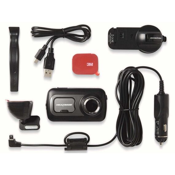 Nextbase 522GW HD WLAN Bluetooth Akku, Zigarettenanzünder Schwarz, Silber