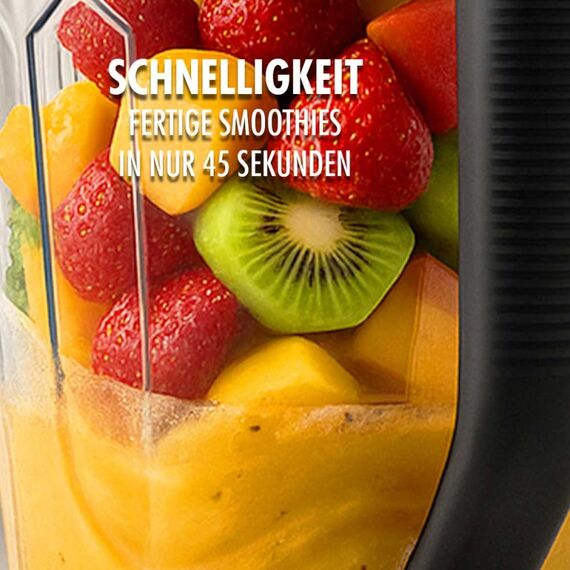 Gastroback Design Multi-Power Standmixer Mix & Soup 2 l Tischplatten-Mixer 2000 W Schwarz, Edelstahl, 11 image
