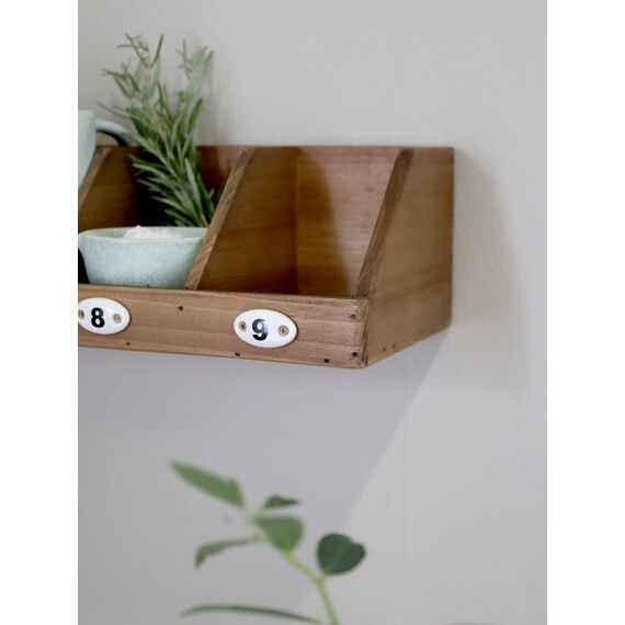 Chic Antique 41083400 Regal Modulares Regal Wandverteiler Holz, Keramik Natürlich/Natur, 6 image