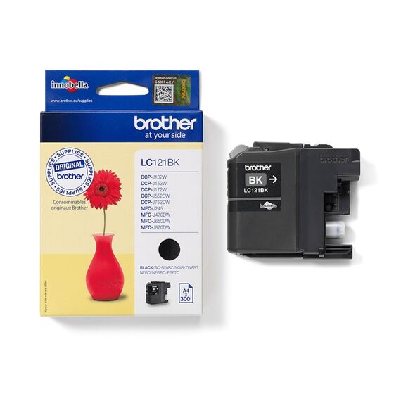 Brother LC121BK Druckerpatrone 1 Stück(e) Original Schwarz, 3 image