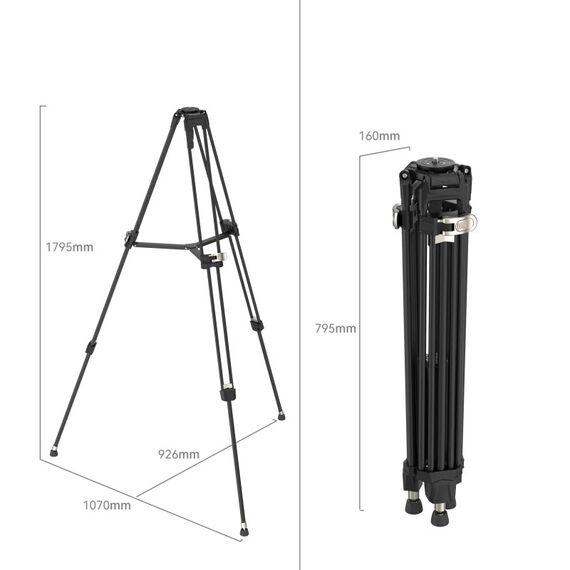 SmallRig 4164 Stativ Smartphone-/Digital-Kamera 3 Bein(e) Schwarz, 3 image