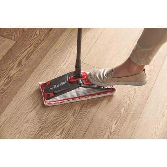 Vileda Ultramax Mop Mopp Faser Nass Schwarz, Rot, 4 image