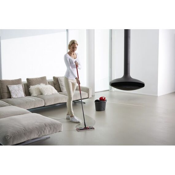 Vileda Ultramax Mop Mopp Faser Nass Schwarz, Rot, 9 image