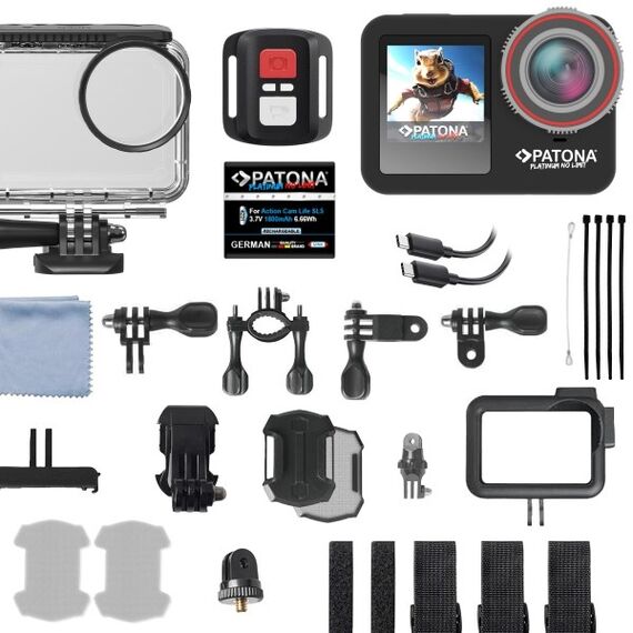 PATONA Life SL5 Actionsport-Kamera 64 MP 6K Ultra HD CMOS 25,4 / 2,7 mm (1 / 2.7") WLAN 61 g, 5 image