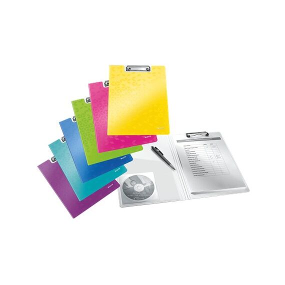 Leitz WOW Hartschaumstoff Gelb A4, Farbe: Gelb