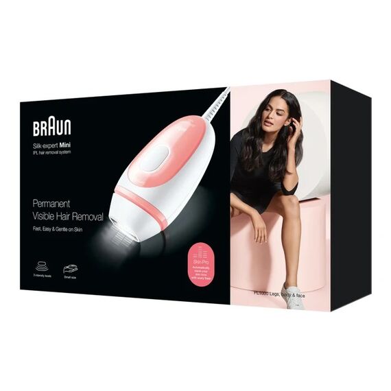 Braun Silk-expert Mini PL1000 IPL Lichtimpulstechnologie (IPL) Pink, Weiß, 5 image