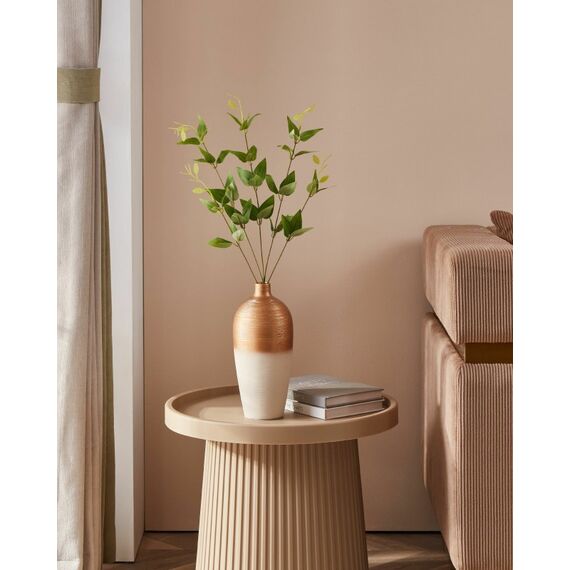 EGLO Saryksu Vase Flaschenförmige Vase Keramik Bronze, Weiß, 3 image