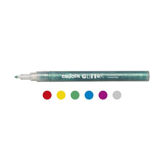 Carioca 42190 Marker 6 Stück(e) Blau, Grün, Grau, Violett, Rot, Gelb