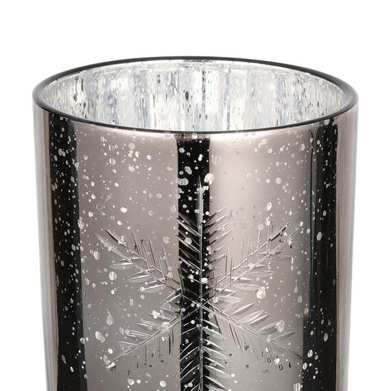 EGLO Lukut Kerzenständer Glas Silber, 2 image