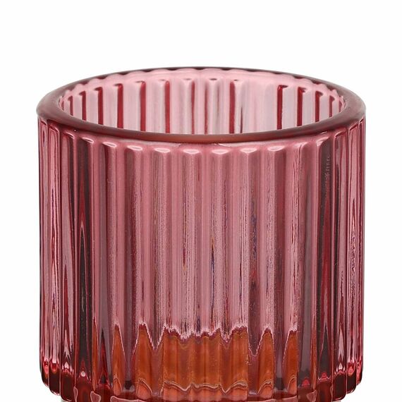 EGLO Bezamby Kerzenständer Glas Gold, Rot, 3 image