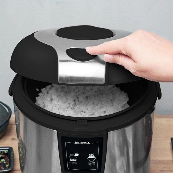 Gastroback Design Premium Edition Reiskocher 3 l 410 W Schwarz, Edelstahl, 5 image