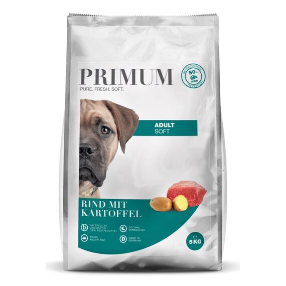 PRIMUM 4250839505788 Hunde-Trockenfutter 5 kg Adult Rind, Kartoffel
