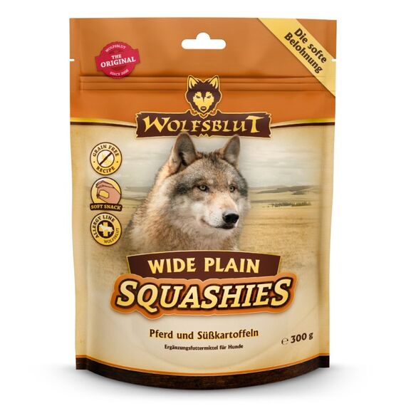 Wolfsblut Wide Plain Squashies Hund Snacks Pferd, Süßkartoffeln 300 g