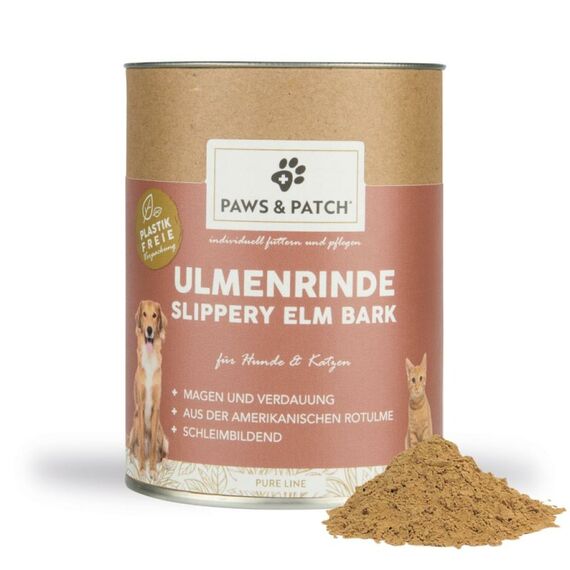 PAWS & PATCH Reine Rotulmenrinde – Slippery Elm Bark