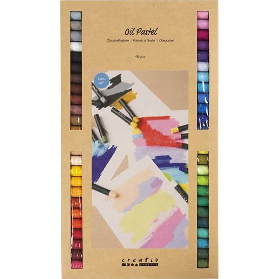 Creativ Company 426200 Farbstift Öl-Pastellstift Hart Gemischte Farben 48 Stück(e), 2 image