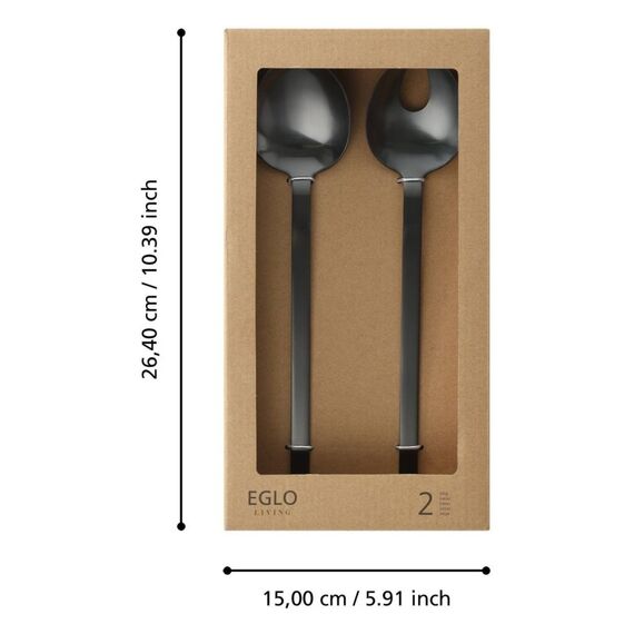 EGLO SEONI Besteck-Set 2 Stück(e) Schwarz, 3 image