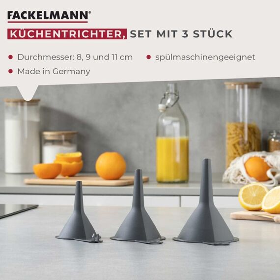 Fackelmann 42699 Trichter 3 Stück(e) 11 cm Kunststoff, 4 image
