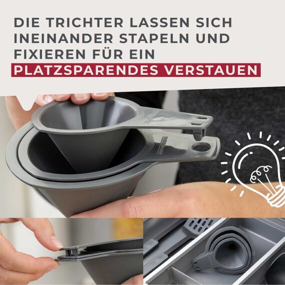 Fackelmann 42699 Trichter 3 Stück(e) 11 cm Kunststoff, 6 image
