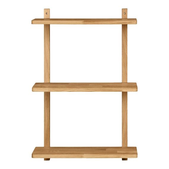 House Nordic 4291147 Regal Modulares Regal Wandverteiler Eiche Holz, 3 image