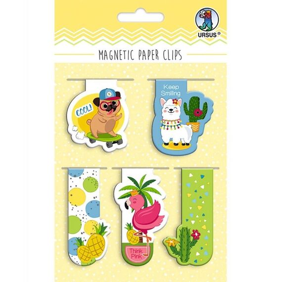 URSUS Magnetic Paper Clips Funky Papierklammer 5 Stück(e)