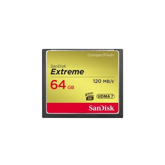 SanDisk CF Extreme 64GB Kompaktflash, Kapazität: 64 GB