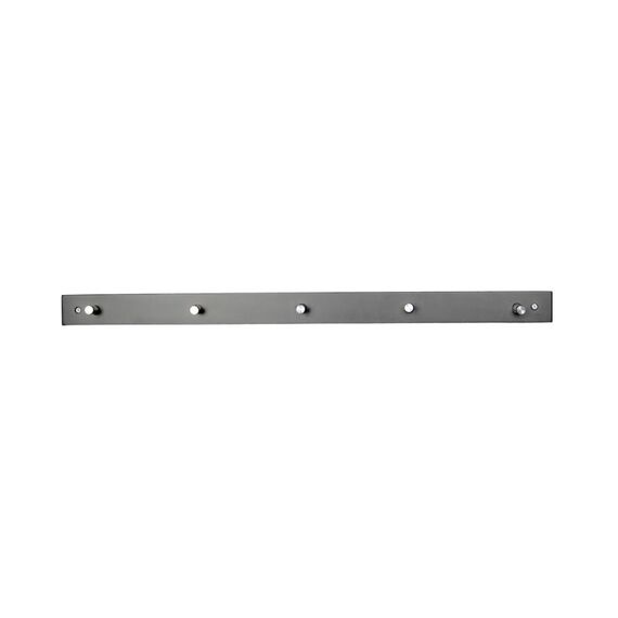House Nordic 4494050 Gaderobe Wand-montiert 5 Haken Schwarz