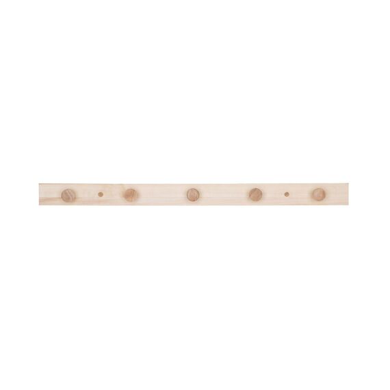 House Nordic 4494060 Gaderobe Wand-montiert 5 Haken Holz
