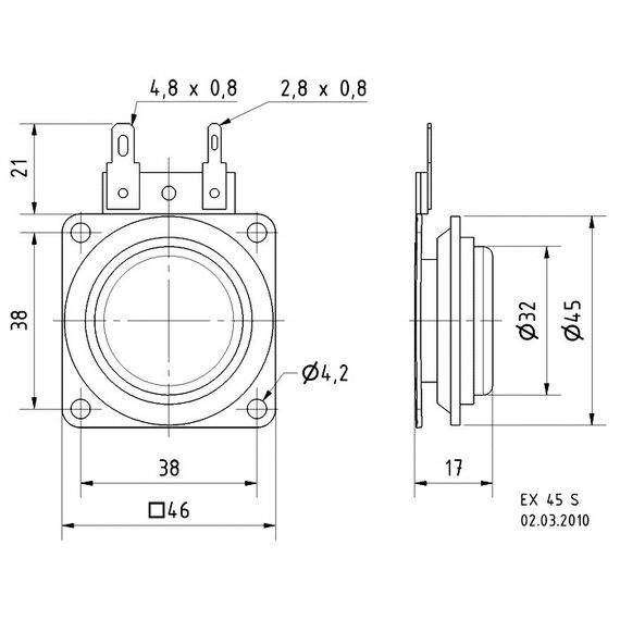 Visaton VS-EX45S, 3 image