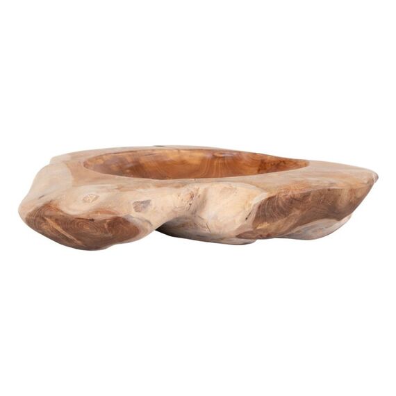 House Nordic 4501012 Speiseschüssel Obstschale Rund Teak Holz, 2 image
