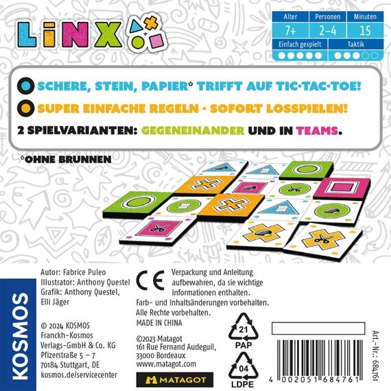 Kosmos Linx 15 min Brettspiel Auf Kacheln basierend, 2 image