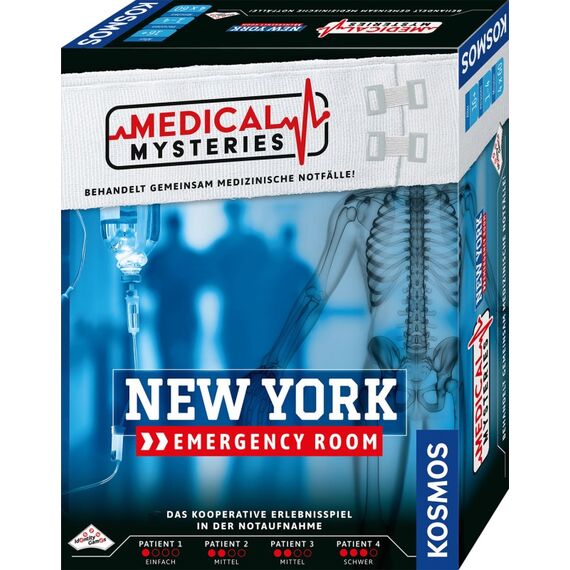 Kosmos Medical Mysteries - New York Emergency Room 60 min Brettspiel Abzug