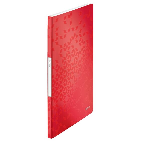 Leitz WOW Buch für Präsentationsfläche 20 Taschen A4, Farbe: Rot