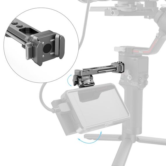 SmallRig 4637 Zubehör für Videostabilisator Monitor-Halterung Schwarz Aluminium, Messing, Edelstahl 1 Stück(e) DJI, 3 image