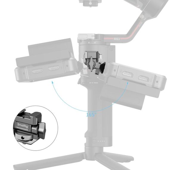 SmallRig 4637 Zubehör für Videostabilisator Monitor-Halterung Schwarz Aluminium, Messing, Edelstahl 1 Stück(e) DJI, 4 image