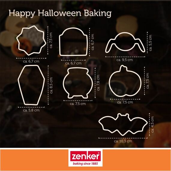 Zenker Happy Halloween Baking Ausstecher-Set Halloween, 7-teilig, 5 image