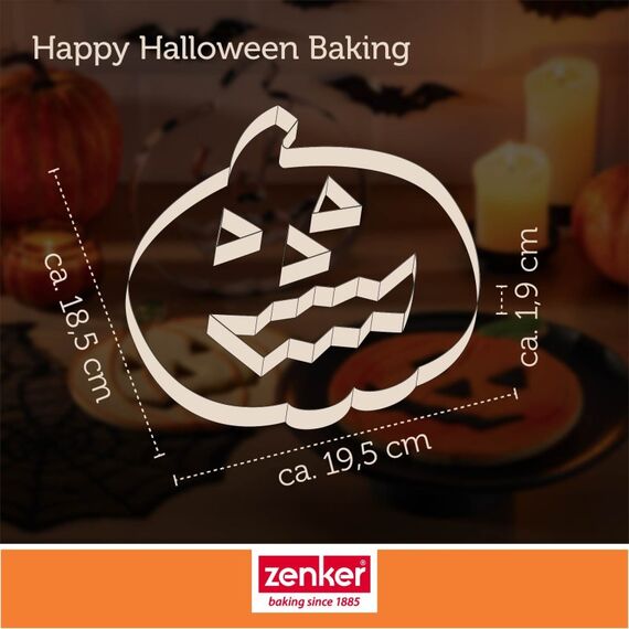 Zenker Happy Halloween Baking XXL Ausstecher Kürbiskopf, 6 image