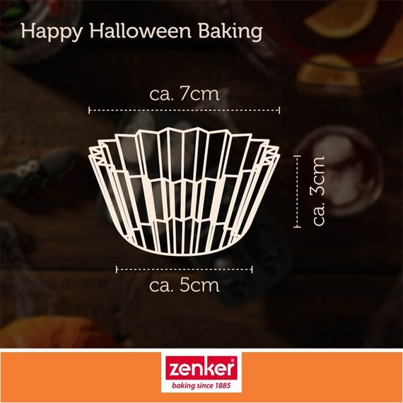 Zenker Happy Halloween Baking Papierbackförmchen, 50 Stück, 5 image