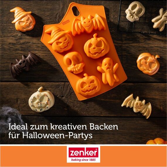 Zenker Happy Halloween Baking Minikuchenform/Eiswürfelformer Halloween-Motive, 7 image