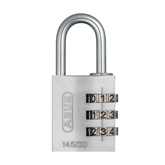ABUS 145/30 Num-Lock-Taste Aluminium Silber