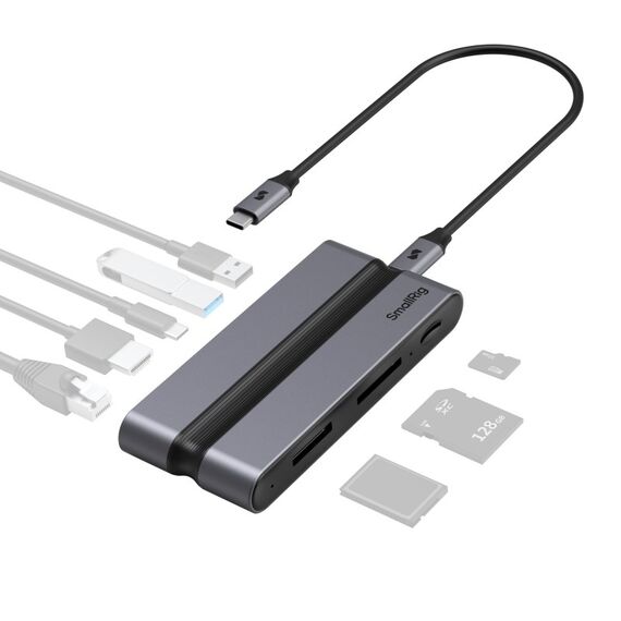 SmallRig 9 in 1 CFexpress A Kabelgebunden USB 3.2 Gen 2 (3.1 Gen 2) Type-C Schwarz, Grau, 3 image