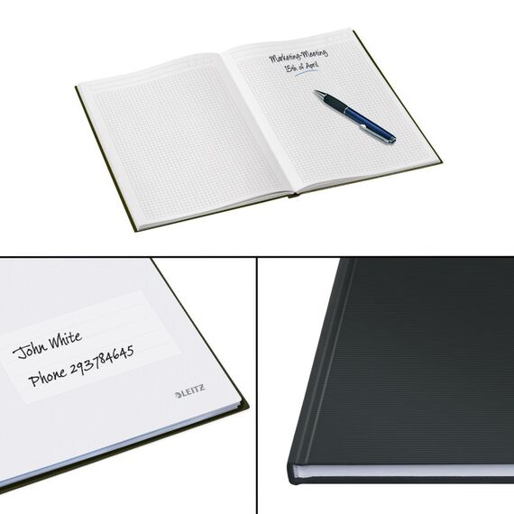 Leitz 46660095 Notizbuch A5 80 Blätter Schwarz, Farbe: Schwarz, 3 image