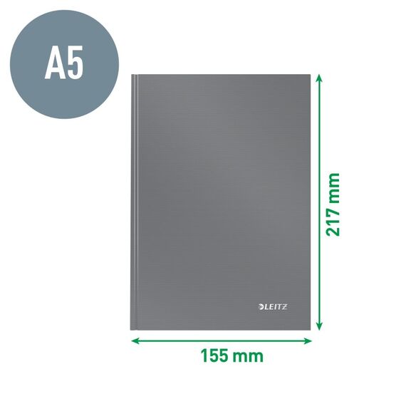 Leitz 46660095 Notizbuch A5 80 Blätter Schwarz, Farbe: Schwarz, 4 image