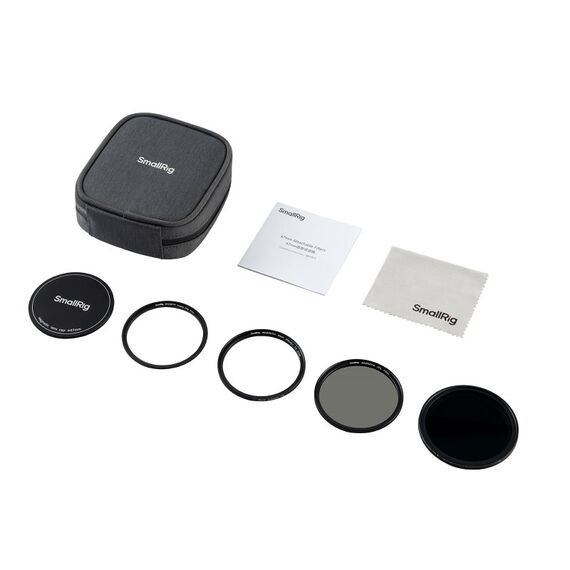 SmallRig 5-in-1-Ansteckfilter-Set VND 2-32 & CPL & 1/4 Effect Black Mist (67 mm), 3 image